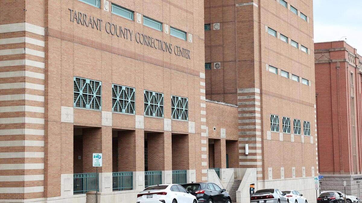 The Tarrant County Jail from the street.